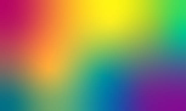 regenbogen-farbverlaufshintergrund für den pride-monat - honor stock-fotos und bilder