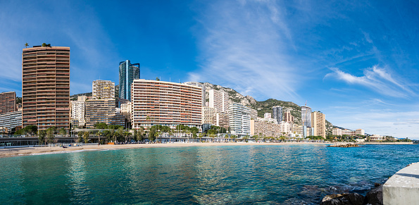 Monaco beach view