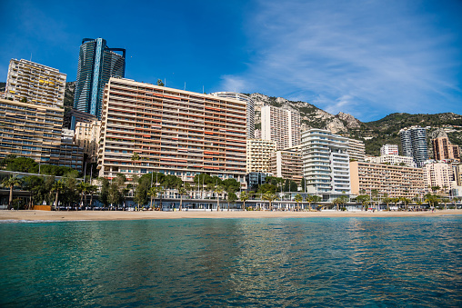 Monaco beach view