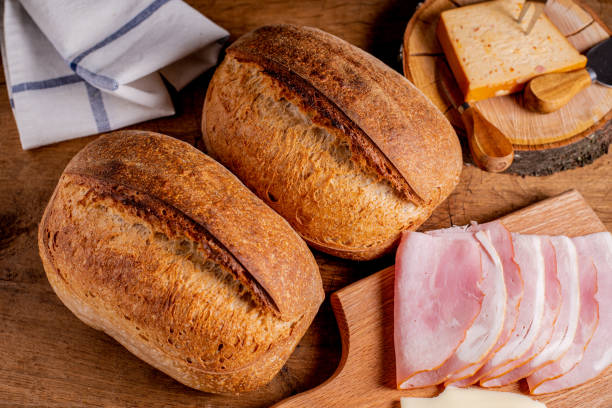 istock Homemade sourdough breads. 1465670776