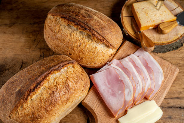 istock Homemade sourdough breads. 1465671327