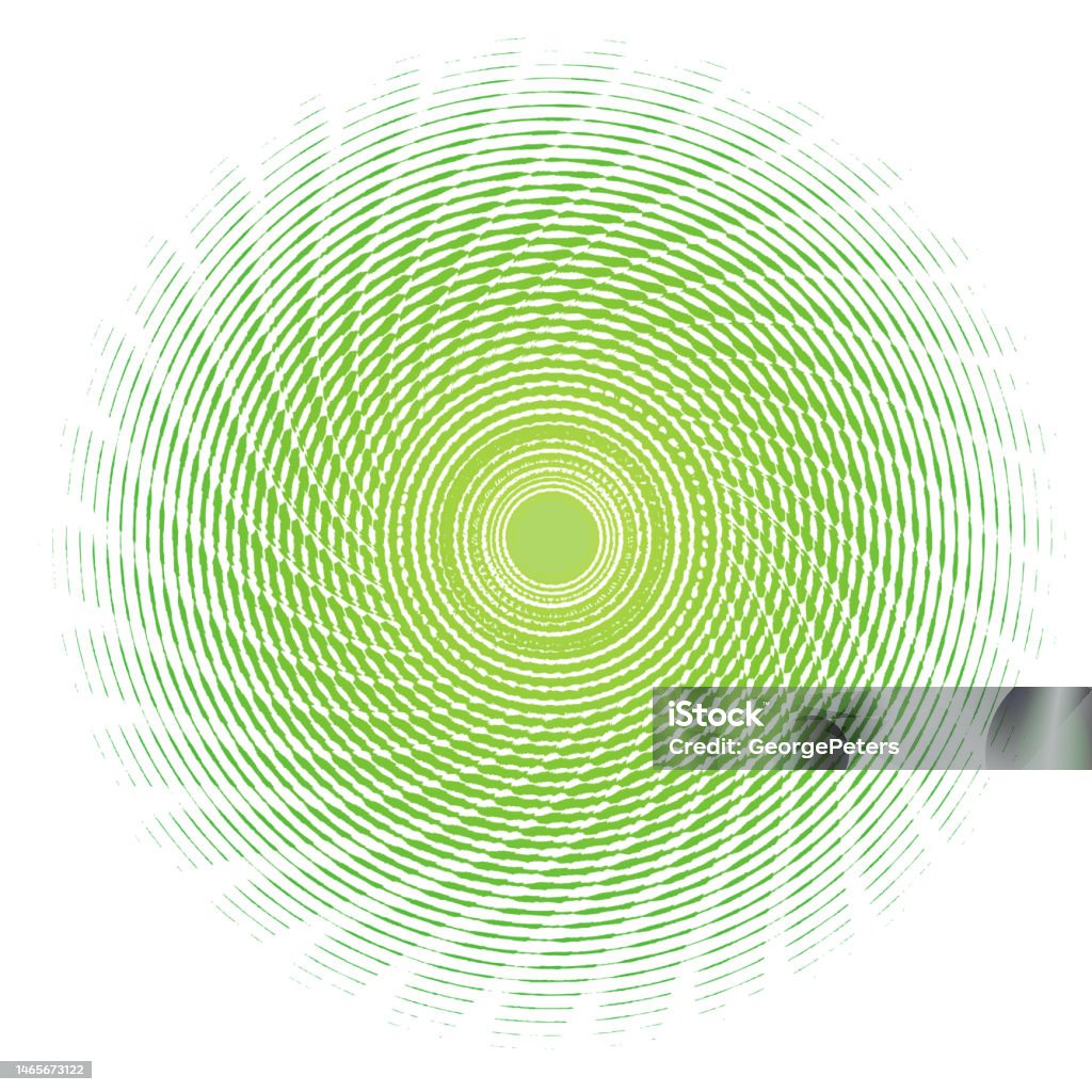 Vortex Spiral Pattern With Glitch Technique Stock Illustration ...