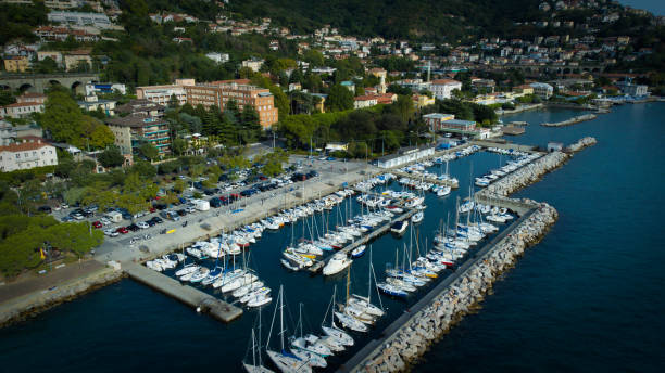 istock Seaside old town Trieste, Boats and Yachts 1465675385