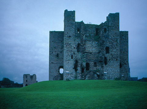 Limerick, Ireland - July 24, 1986: 980s old Positive Film scanned, King John's Castle in Limerick, Ireland.