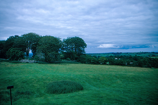 Beautiful farmland landscape Marshwood Vale near Morcombelake in Dorset, England