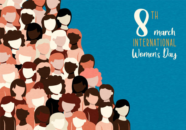 istock International Women's Day card diverse woman group 1465676617