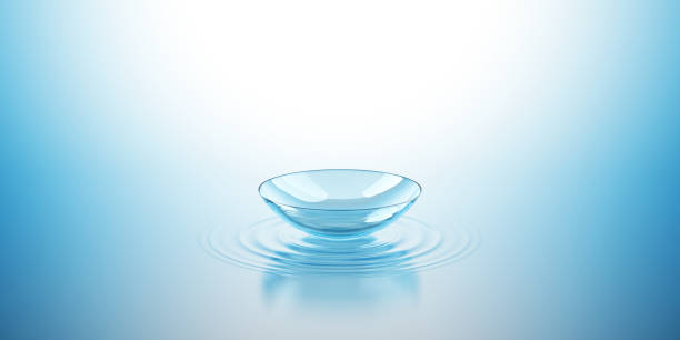 istock Contact lense On The Water. Copy Space. Wide 1465677392