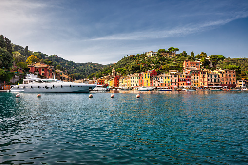 The picturesque village of Portofino on the Italian Riviera, Genoa, Liguria, Italy.