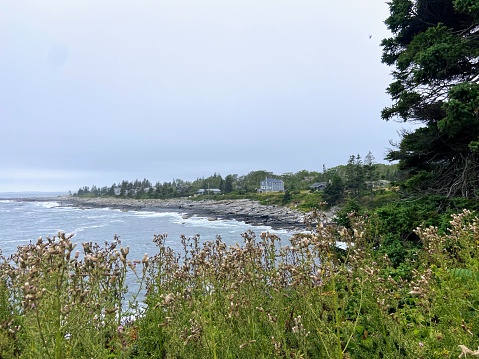 Lighthouse Cove in New Harbor, Maine