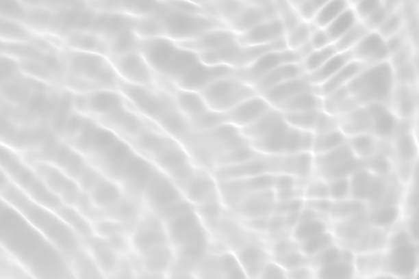 Photo of Abstract white transparent water shadow surface texture natural ripple background