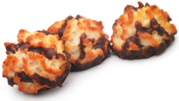 istock Tasty coconut chocolate cookies 1465701335