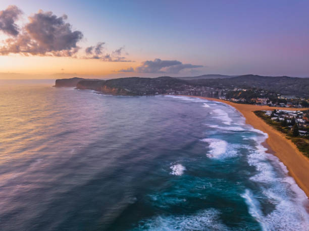 istock Dawn at the seaside and rock platform 1465704173