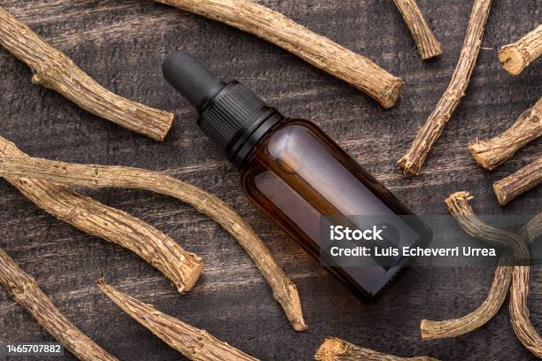 Organic Valerian Plant Extract Valeriana Officinalis Stock Photo - Download Image Now