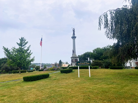 Monument Park in Augusta, Maine