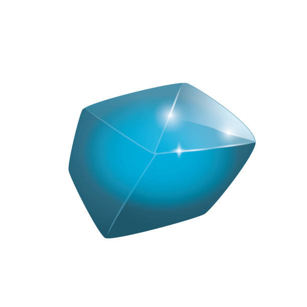 istock Crystal and natural mineral. Cartoon Magic Gemstone. Game asset. vector illustration 1465716374