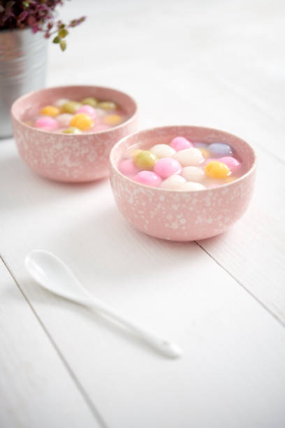 Wedang Ronde or Tangyuan, Glutinous Sweet Balls, Served in Ginger Syrup