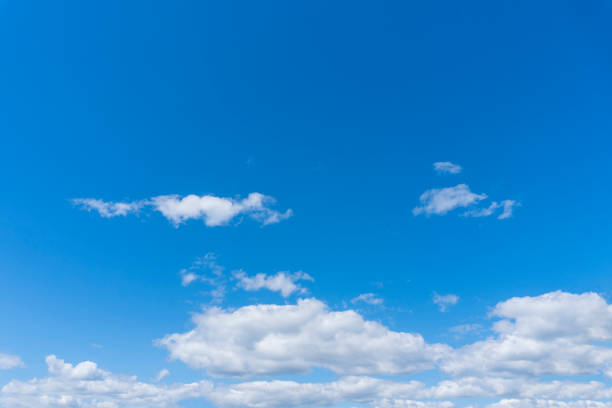 istock Beautiful blue sky with clouds in clear sunny weather 1465722606