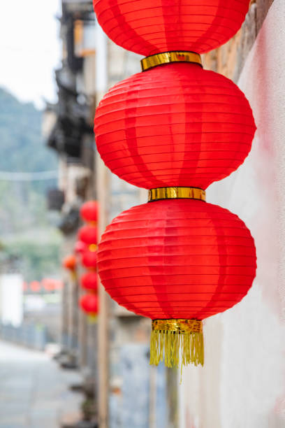 istock Hanging lanterns at the door 1465729783