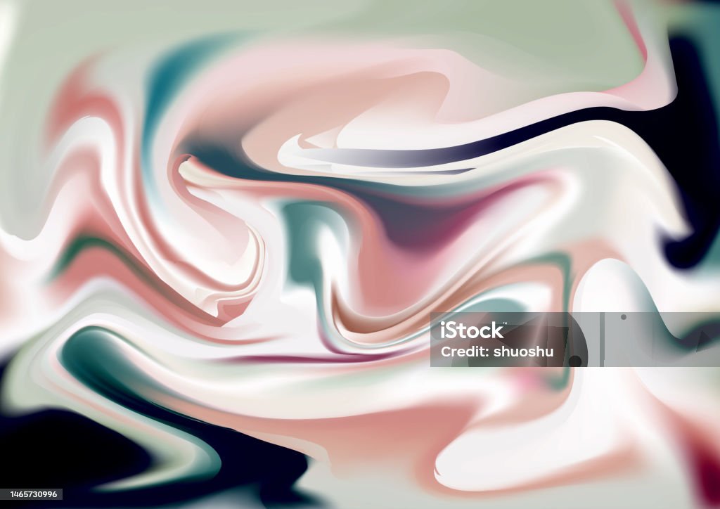 Abstract Fluidity Abstract Flowing Colors Fluidity Pattern Background Stock Illustration ...