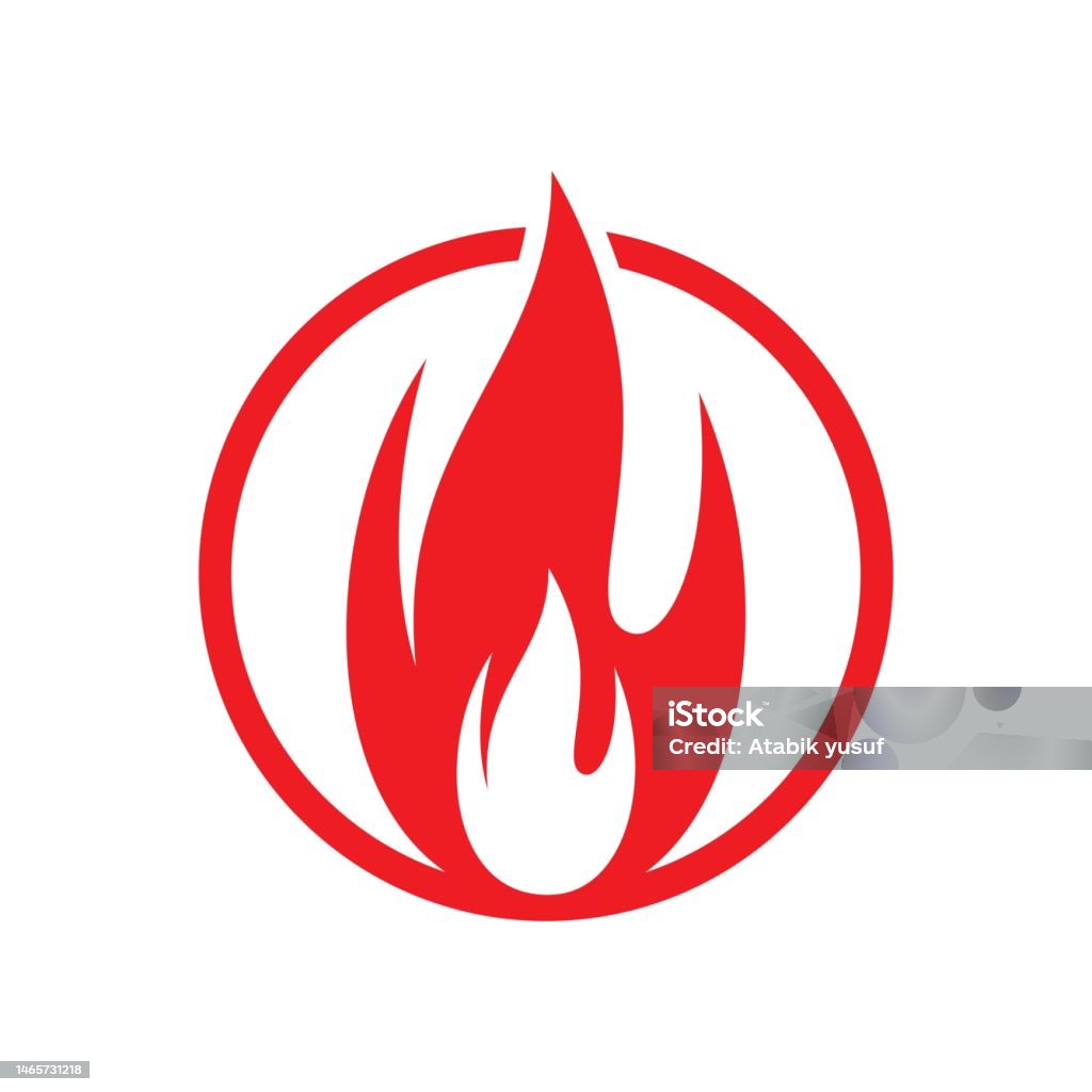 Fire Logo Sample Fire Logo Images Stock Illustration - Download Image Now - Abstract ...