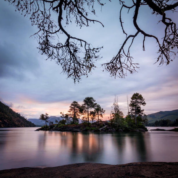 istock Sunset At Lake Cowichan 1465739548