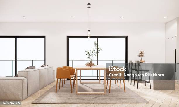 3d Rendering Mockup Minimal Apartment Ideas Modern Interior Room Design