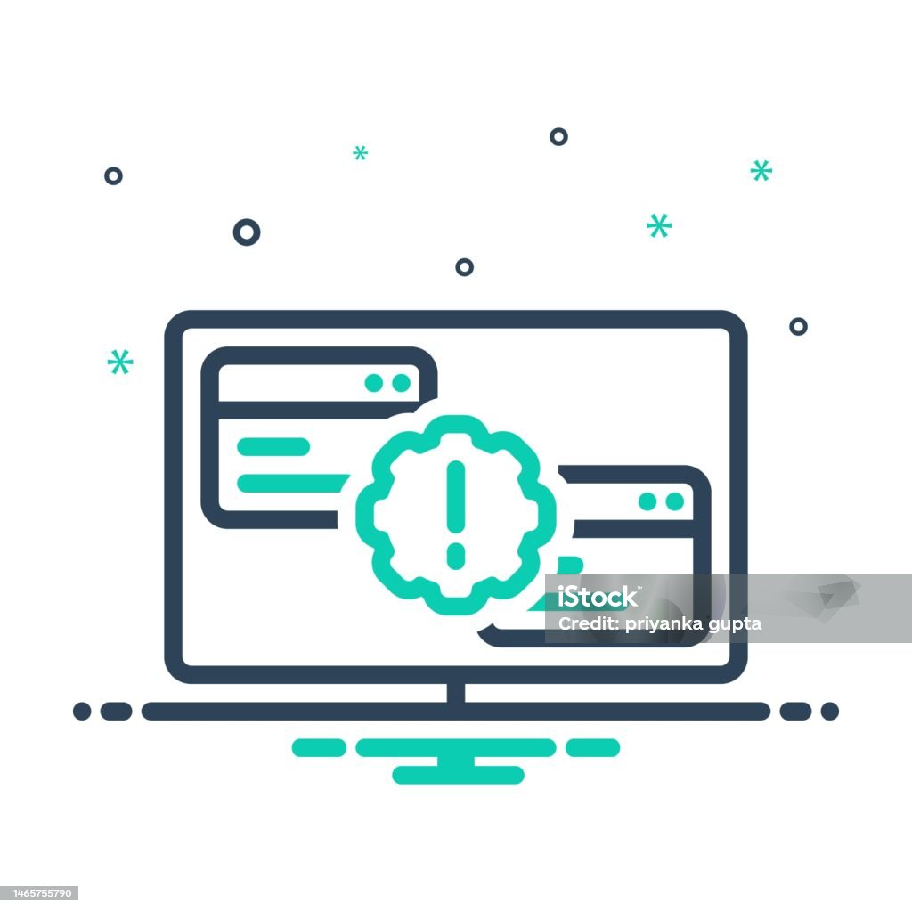 Issue Problem Stock Illustration - Download Image Now - Computer ...