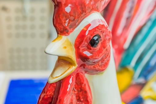 A Pottery Rooster Craft