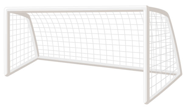 istock Football goal. Soccer Goal. 1465763896