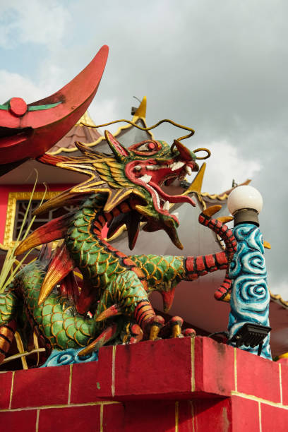The Dragon Statue stock photo
