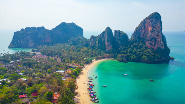 istock Aerial view of Railay bay. 1465791115