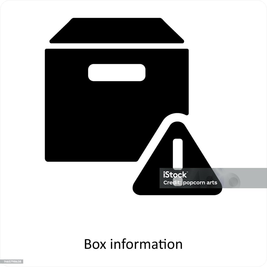 Application Information Box Icon Box Information Stock Illustration - Download Image Now - Assistance ...