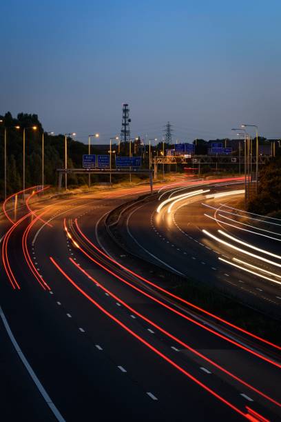 istock Fast traffic on the M5 motorway near Bristol, UK 1465799533