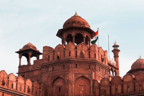 istock Ancient Red Fort (Lal Qila) Delhi - World Heritage Site 1465801214