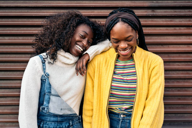 istock Cheerful Black Female Friends 1465806183
