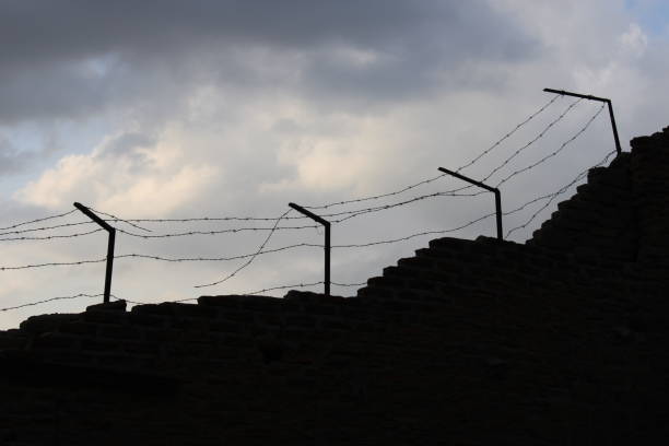 istock Prison walls and fences 1465820245