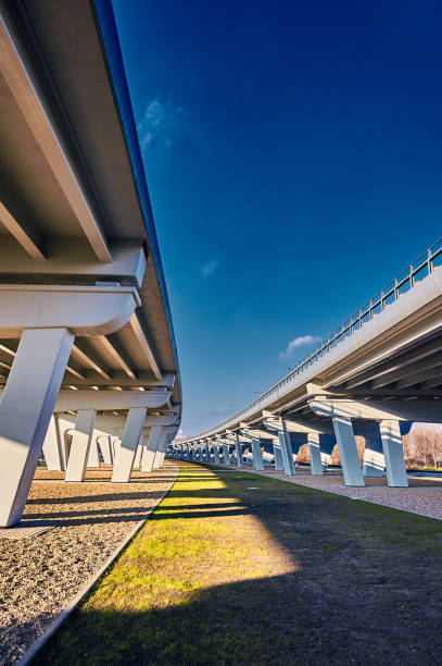 istock Low angle shot of a bridge 1465829055