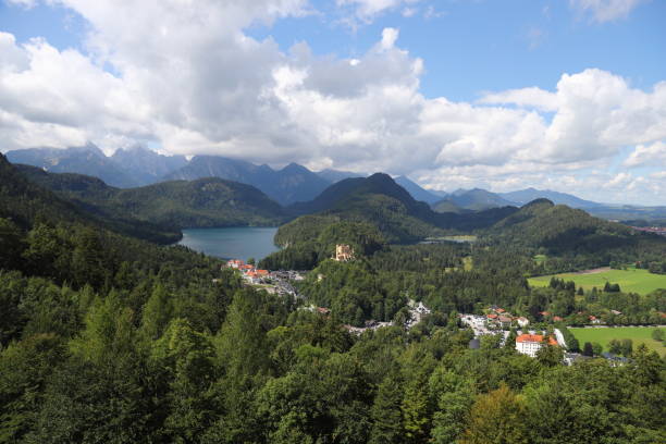 istock Hohenschwangau and Alpsee - View from Schloss Neuschwanstein 1465832736
