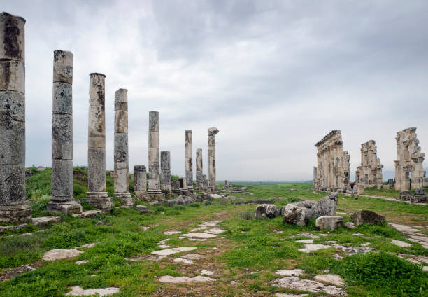 istock Apamea ancient ruins in Syria 1465840452
