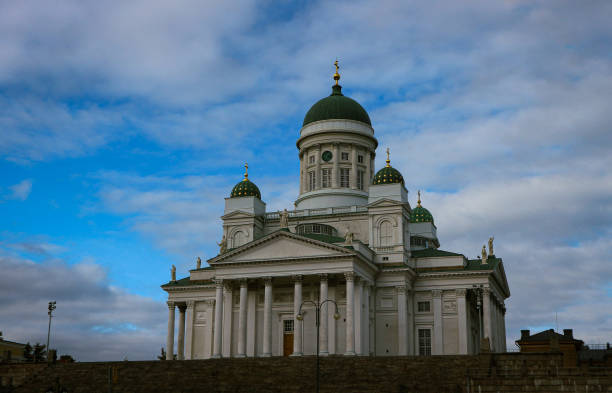istock Low angle view of church against cloudy sky 1465867244