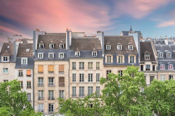 istock Paris, typical buildings in the Marais 1465870474