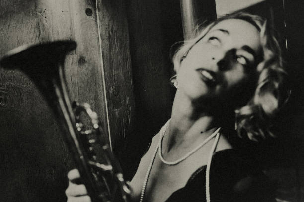 istock The female jazz musician. 1465875509