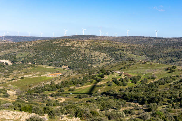 istock shadow of a large wind turbine 1465878653