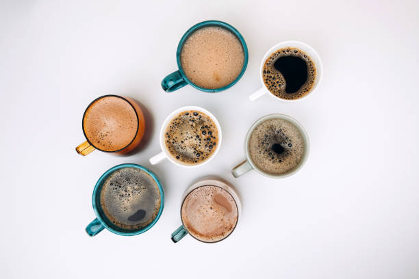istock A set of mugs with different coffees on a white background 1465882027
