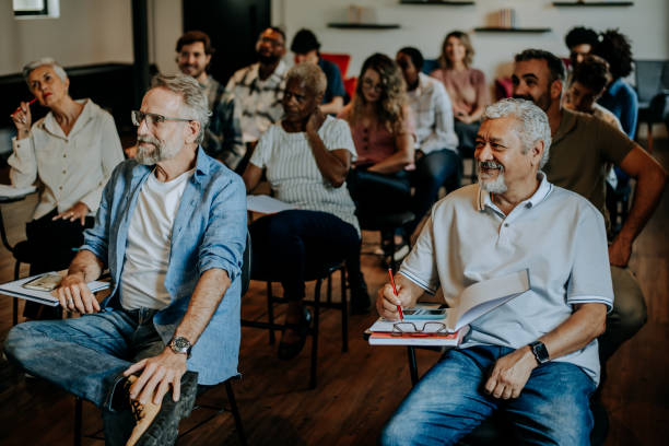 istock Adult students in the classroom 1465886173