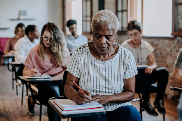 istock Adult students in the classroom 1465886403