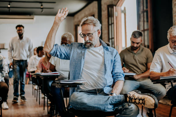 istock Adult students in the classroom 1465886404