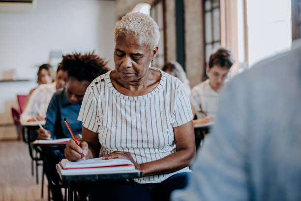 istock Adult students in the classroom 1465886813