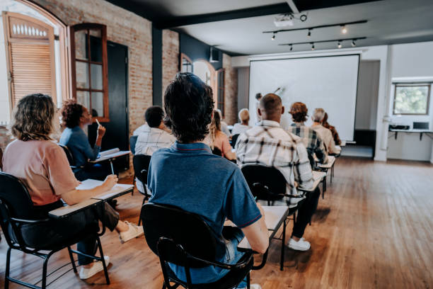 istock Adult students in the classroom 1465888745