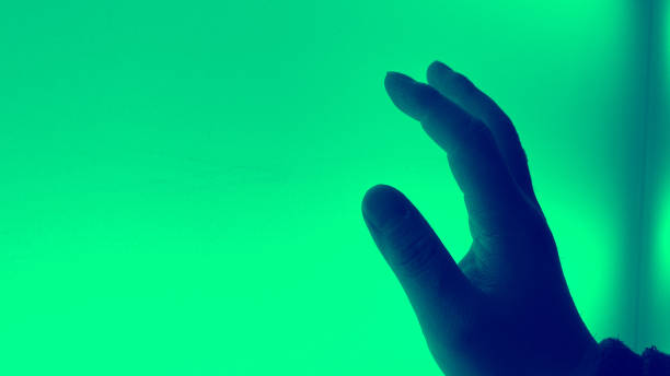 istock Abstract metaphorical images with human hand 1465895030